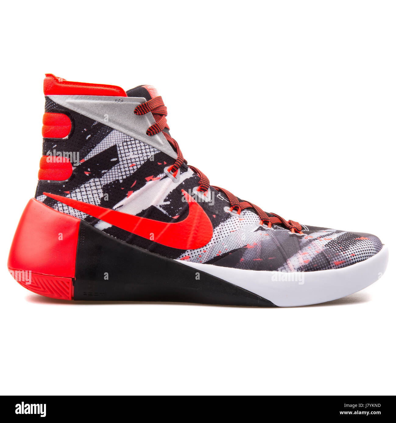 Hyperdunk 2015 PRM zapatillas de baloncesto masculino - 749567-160 Fotografía stock -