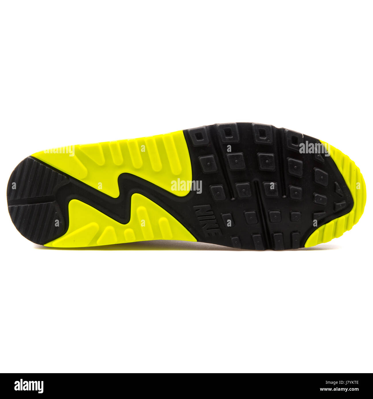 Nike Air Max 90 LTR Negro gris y amarillo hombres zapatillas deportivas -  652980-007 Fotografía de stock - Alamy