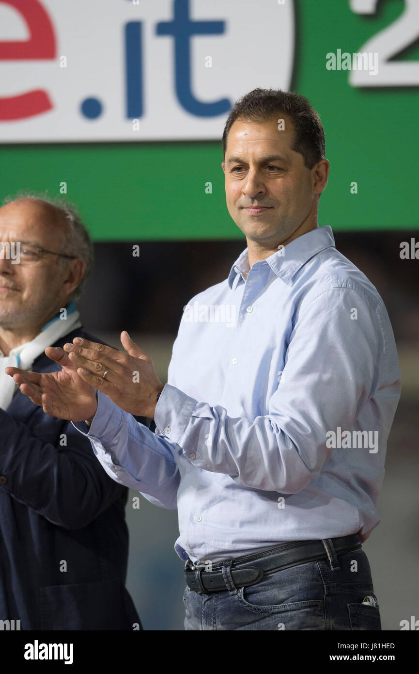 De Ferrara, Italia. El 18 de mayo, 2017. Serie B Trofeo Football/Soccer :  Italiano 'Serie B' coincidencia entre SPAL 2-1 FC Bari en el Stadio Paolo  Mazza en Ferrara, Italia . Crédito