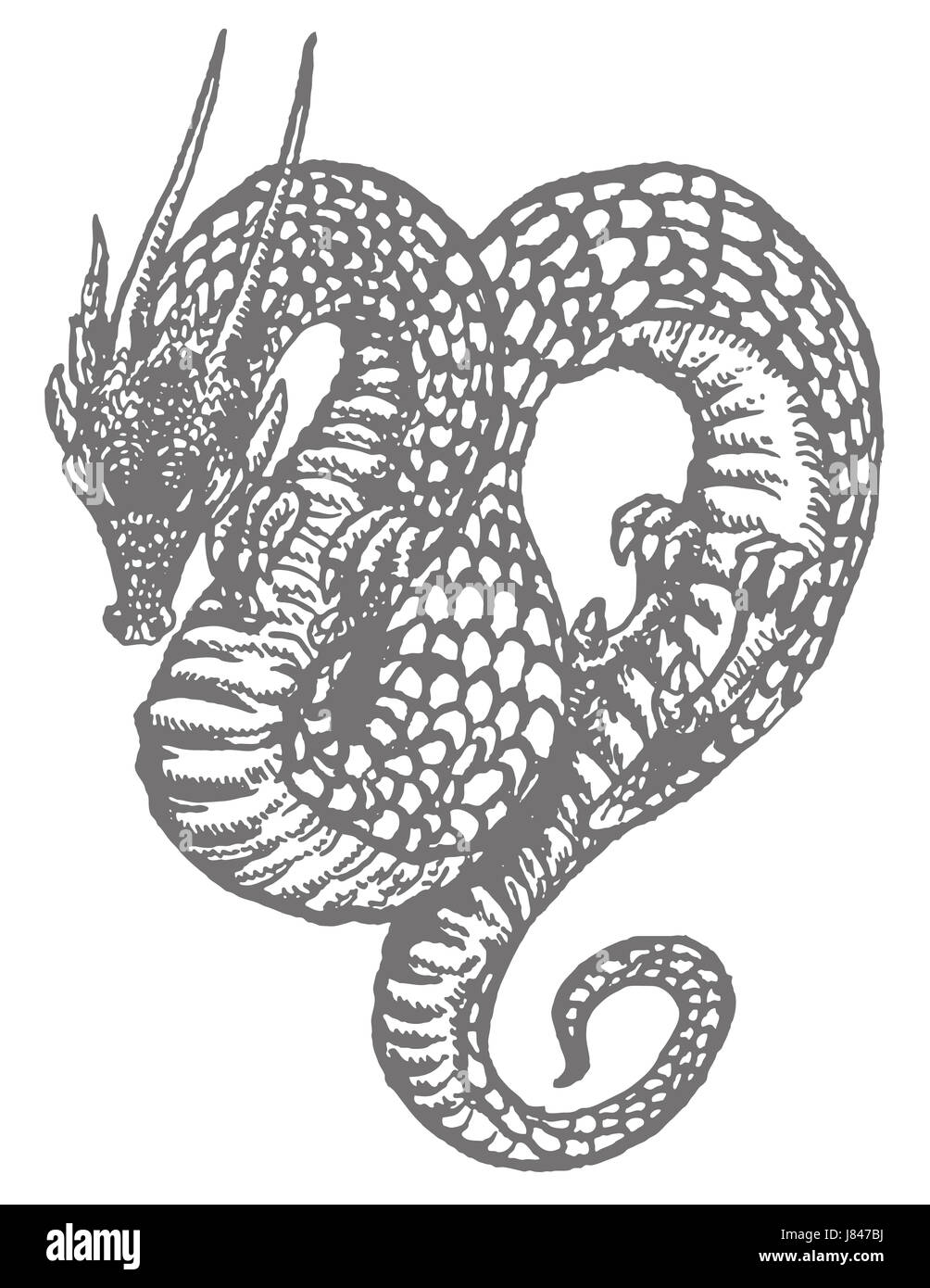 Dibujo de dragón fotografías e imágenes de alta resolución - Alamy