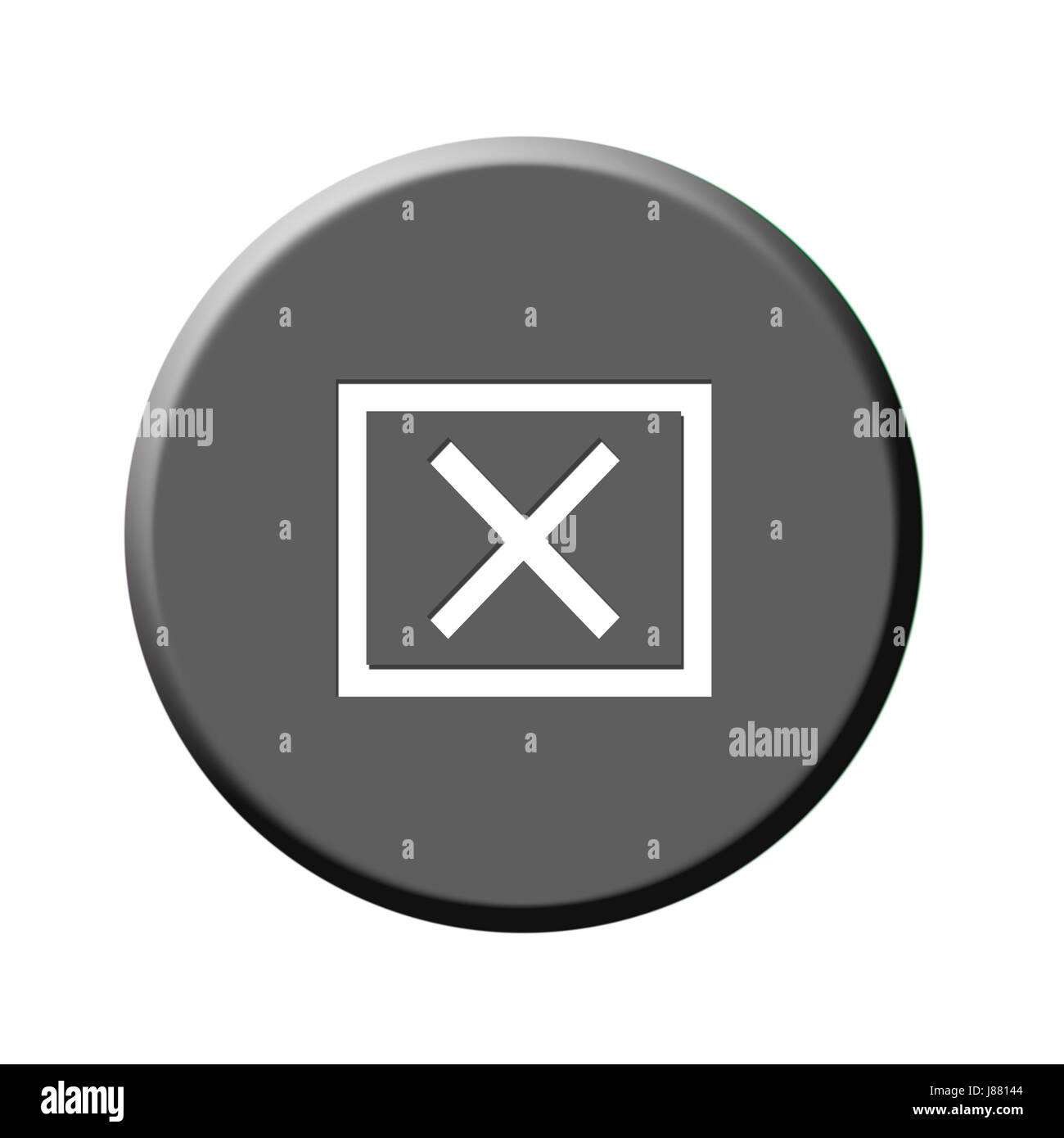 Cerca, al final, el botón Detener, cerrar, aisladas, opcional, gráficos,  ilustraciones Fotografía de stock - Alamy