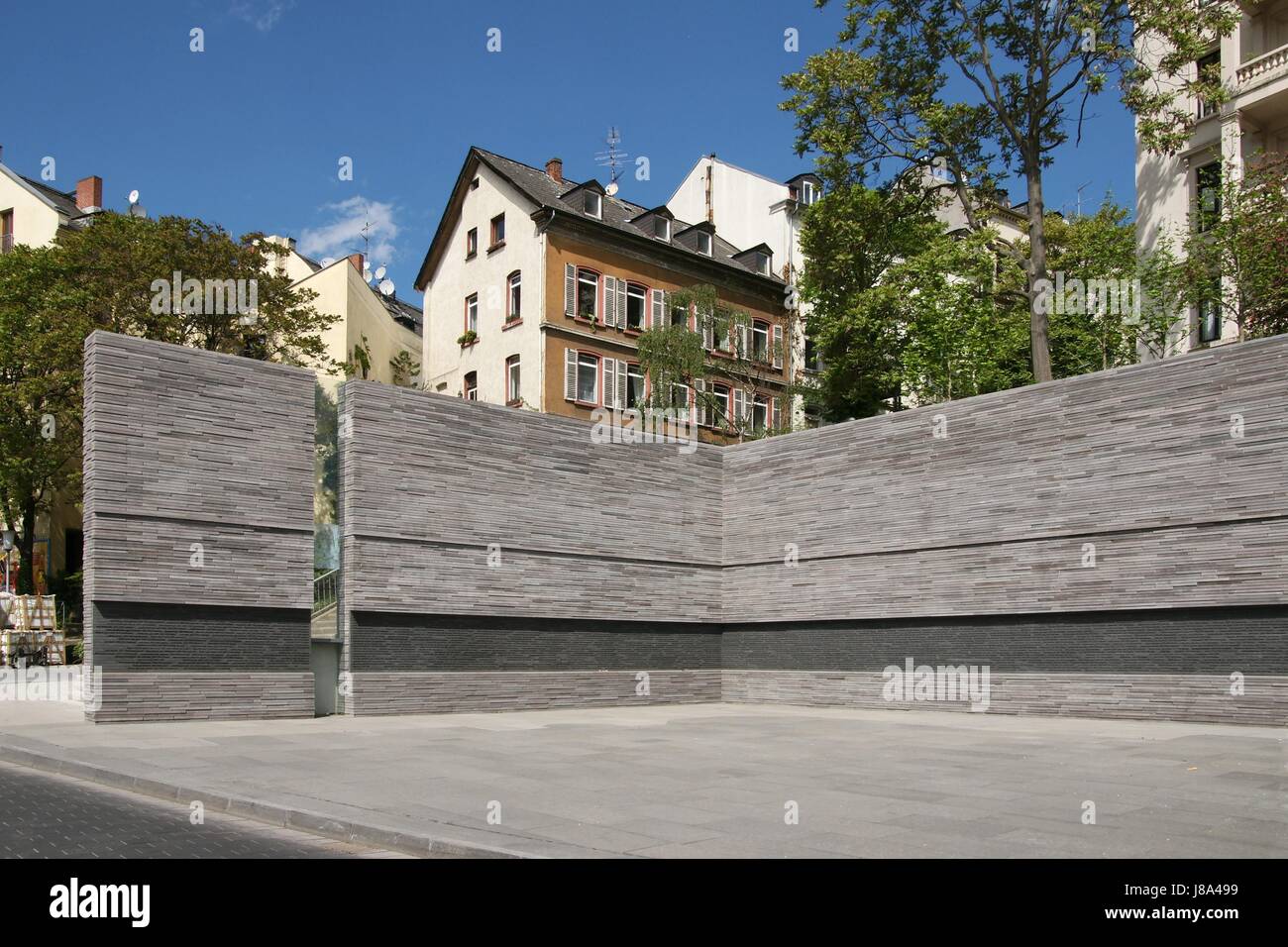 Memorial, Hesse, el nacional socialismo, memorial, piedra, ubicación shot, Hesse. Foto de stock