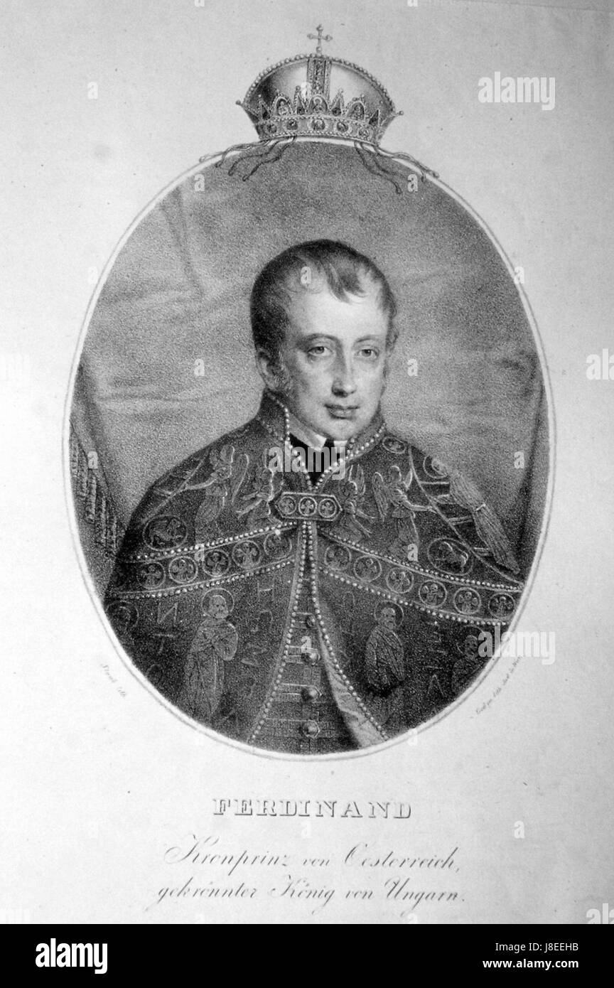 Ferdinand I. Staub Litho Foto de stock