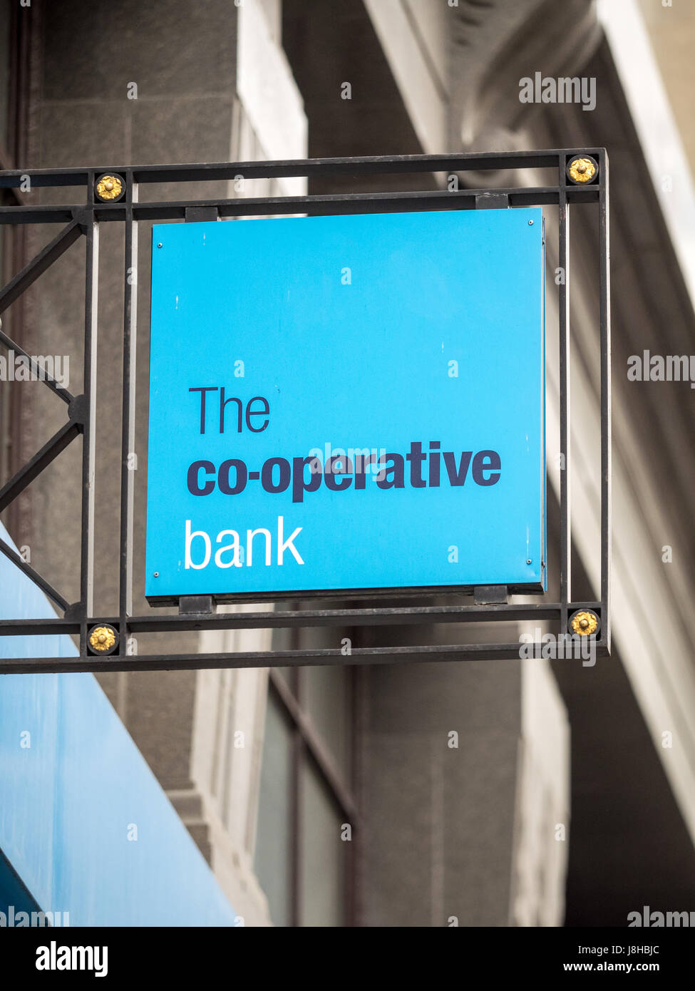 Co-Operative Bank - La Ciudad de la sucursal de Londres de la cooperativa bancaria Foto de stock