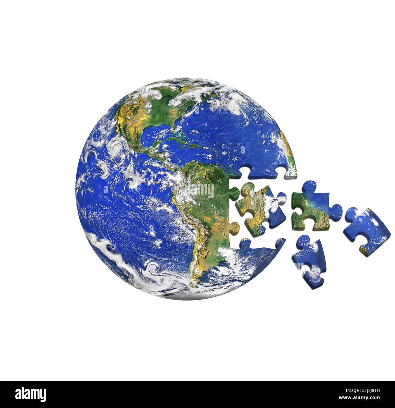 Drop, mundo, planeta, tierra, mundo, Jigsaw, puzzle, rompecabezas, global,  la lágrima Fotografía de stock - Alamy