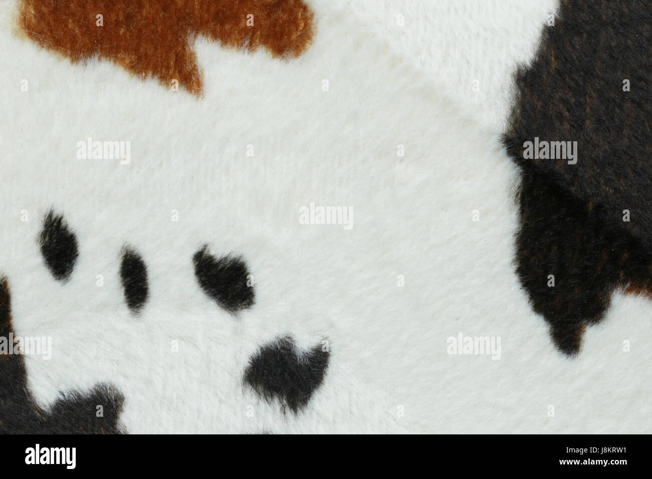 El pelo de la vaca para la textura de la superficie artificial diseño