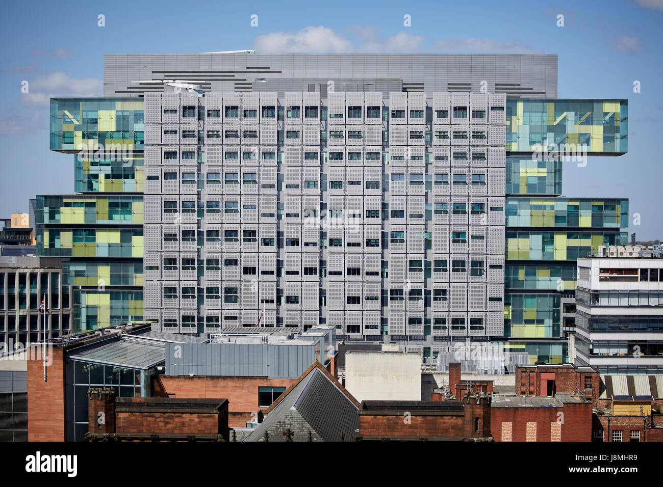 Construido 2007 Centro de Justicia Civil de Manchester es un edificio gubernamental en Manchester, Inglaterra , Foto de stock