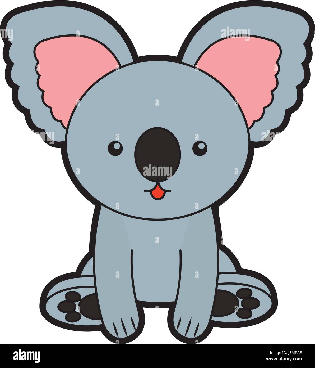 Cute dibujos animados koala Imagen Vector de stock - Alamy