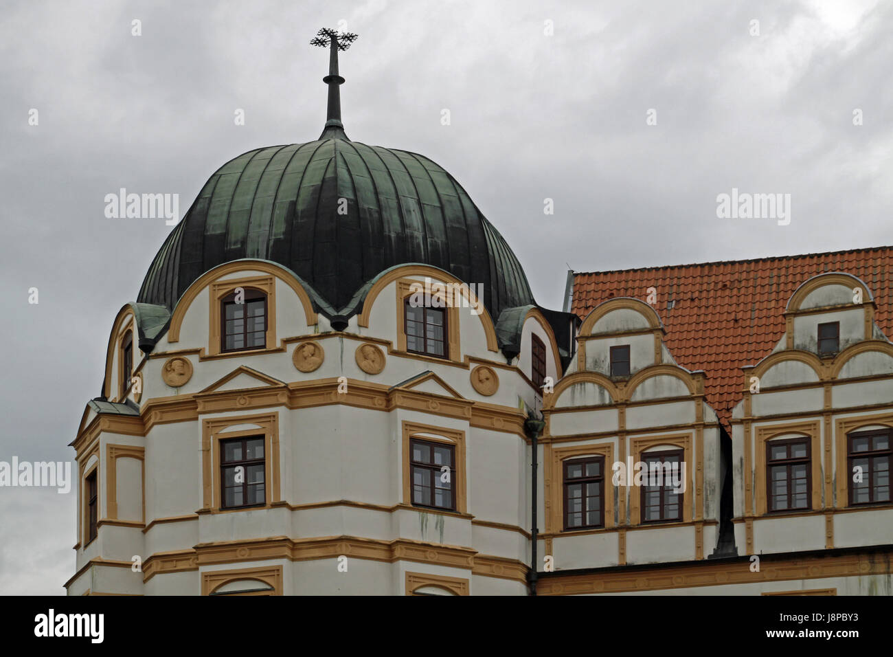 Ciudad, barrocos, renacentistas, todos, ciudad, pueblo, barroco, Alemania, alemán Foto de stock