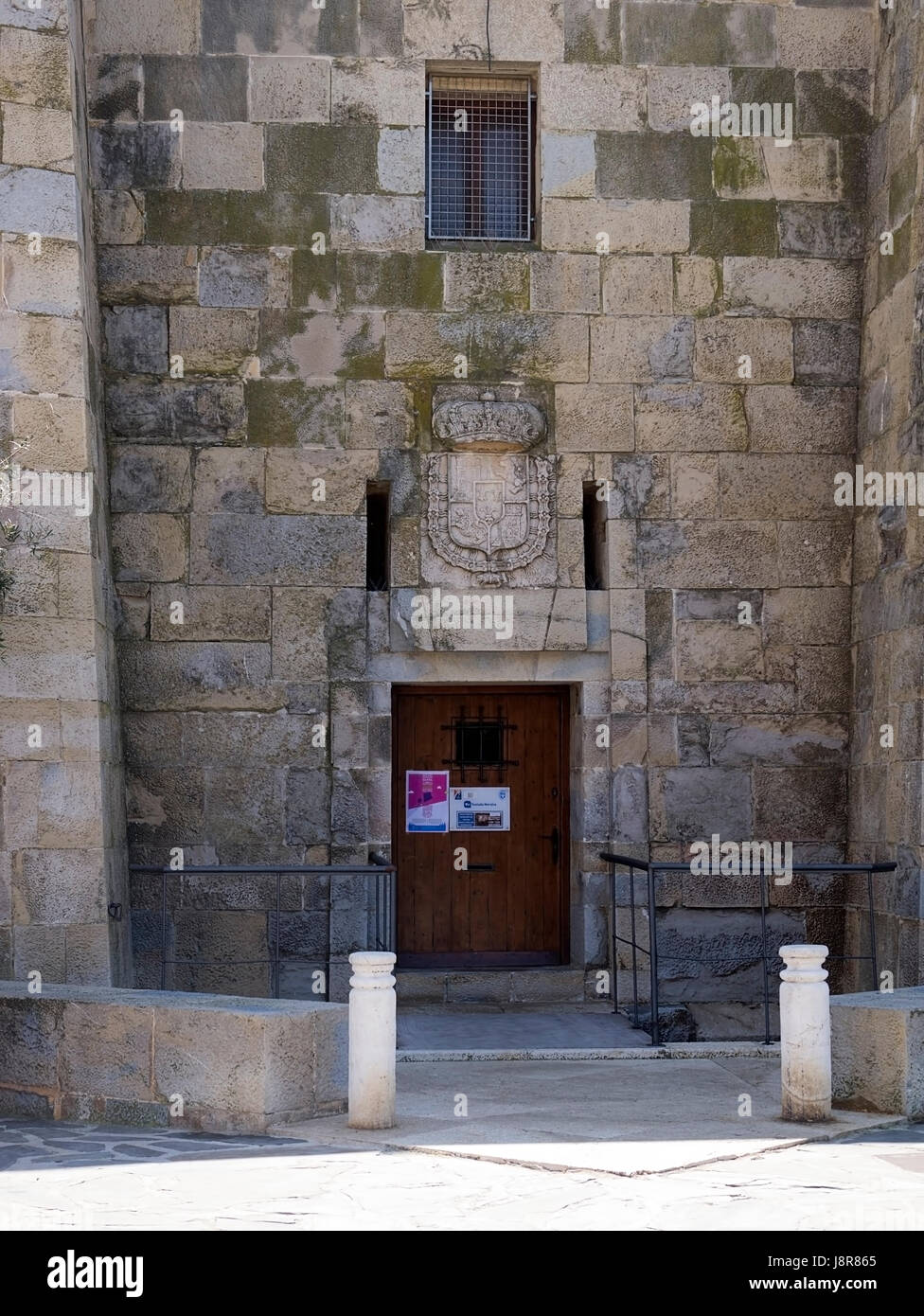 Castillo de Teulada Moraira España Foto de stock