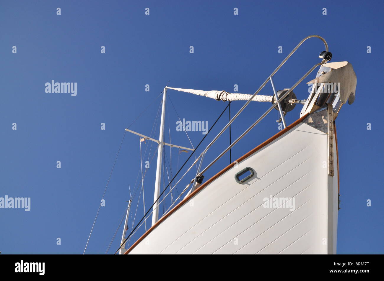 Detalle, navegación, navegación, yate, velero, velero, bote a remo, Foto de stock