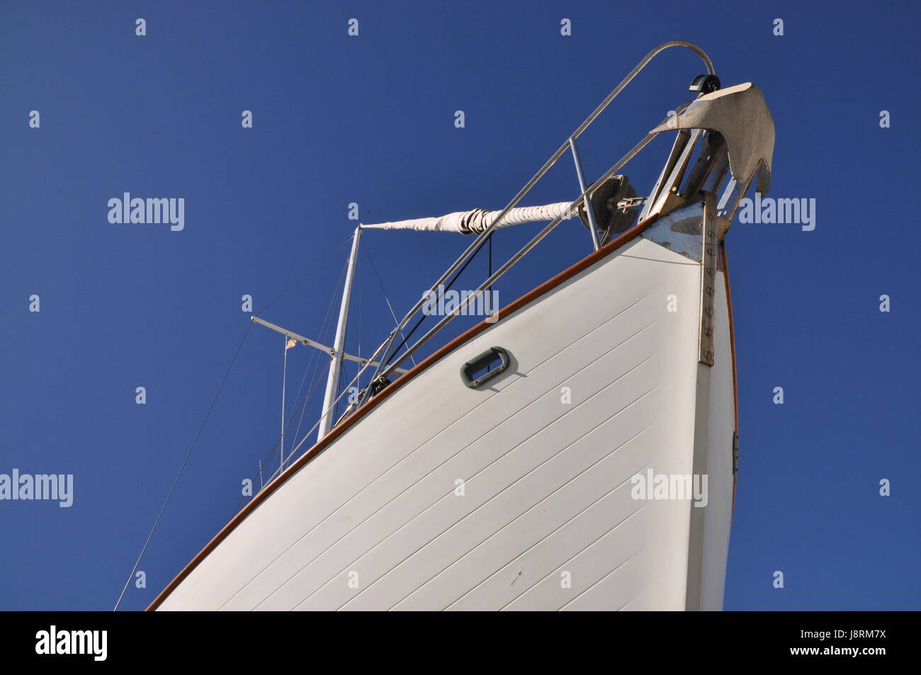 Detalle, navegación, navegación, yate, velero, velero, bote a remo, Foto de stock