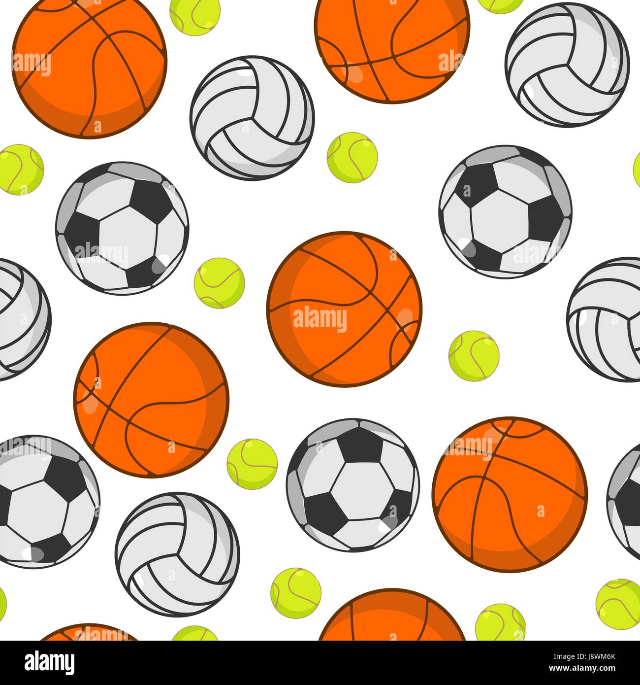 Patrón sin fisuras de balones deportivos. Ornamento de bolas. Baloncesto y fútbol. Canchas de tenis y voleibol. Textura de Fondo Deportivo Sport Imagen Vector de stock - Alamy Patrón sin fisuras de balones deportivos. Ornamento de bolas. Baloncesto y fútbol. Canchas de tenis y voleibol. Textura de Fondo Deportivo Sport Imagen Vector de stock - Alamy