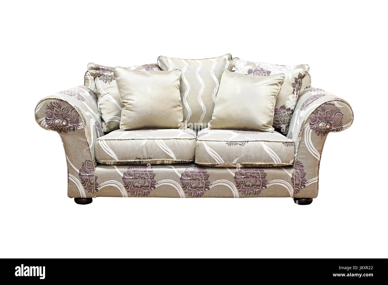 Muebles, vintage, sillón, sofá, textil, retro, patrón floral, objeto  Fotografía de stock - Alamy
