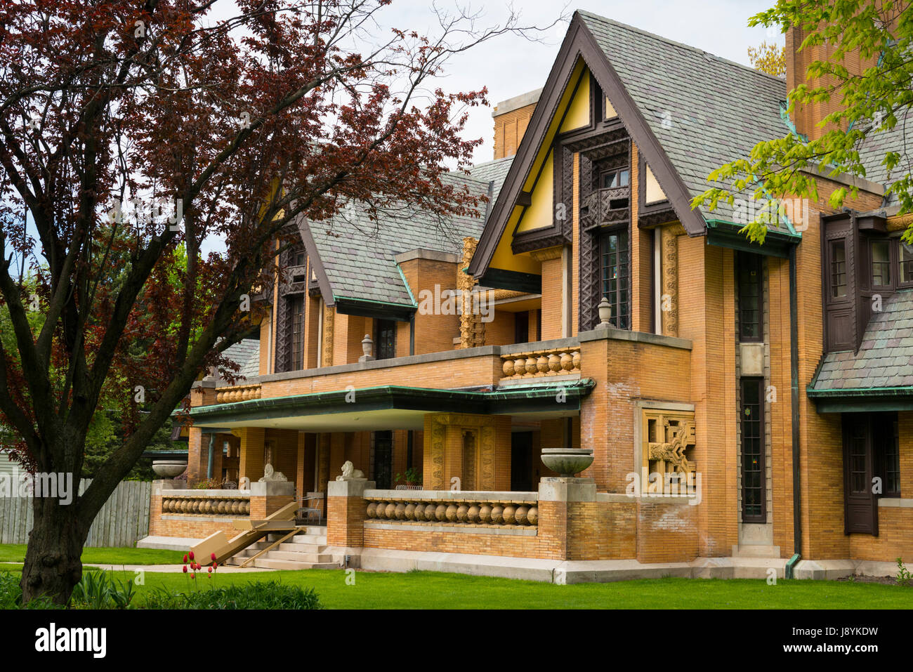 Chicago, Illinois, en Oak Park 333 Forest Avenue Nathan G Moore casa