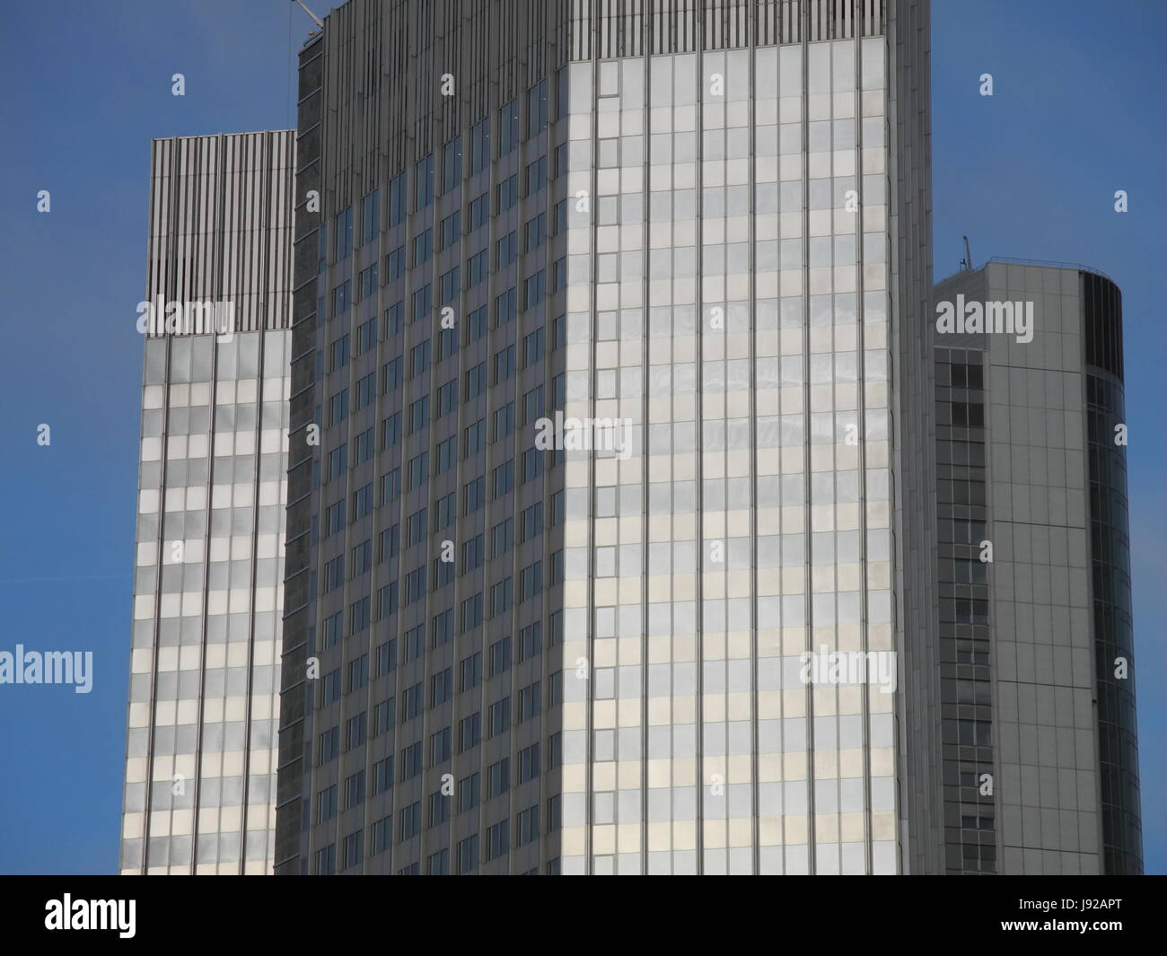 Banco, institución de crédito, una casa, un edificio de varias plantas, edificio multistorey Foto de stock