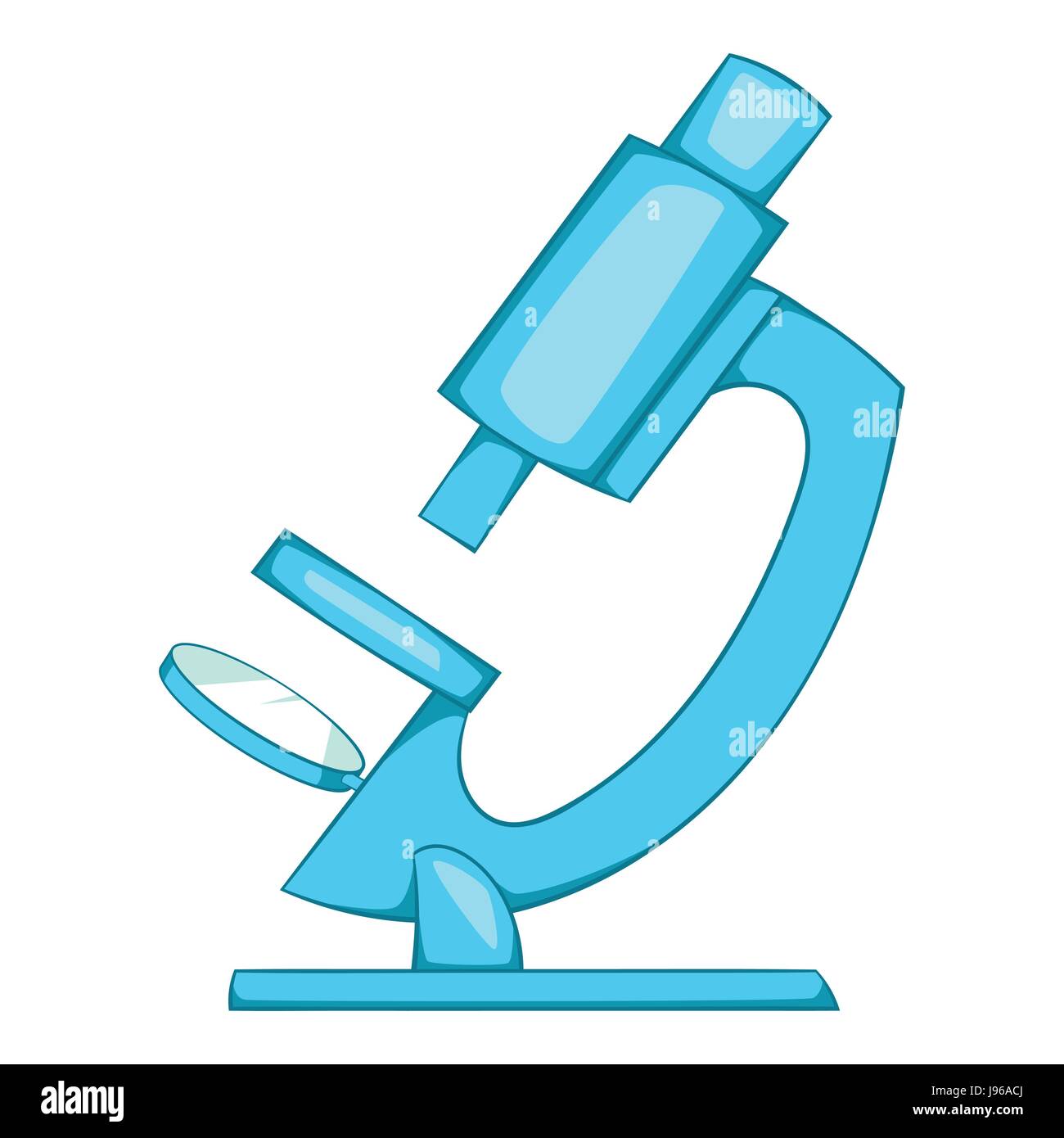 Icono de microscopio, estilo de dibujos animados Imagen Vector de stock -  Alamy