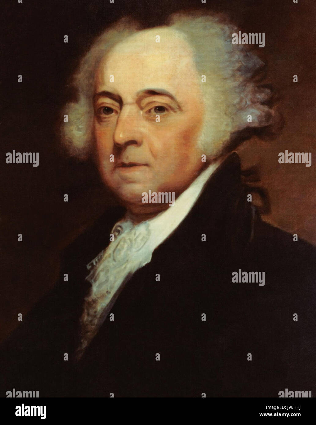 US Navy 031029 N 6236G 001 una pintura del presidente John Adams (1735 1826), segundo presidente de los Estados Unidos, por Asher B. Durand (1767 1845) cultivos Foto de stock