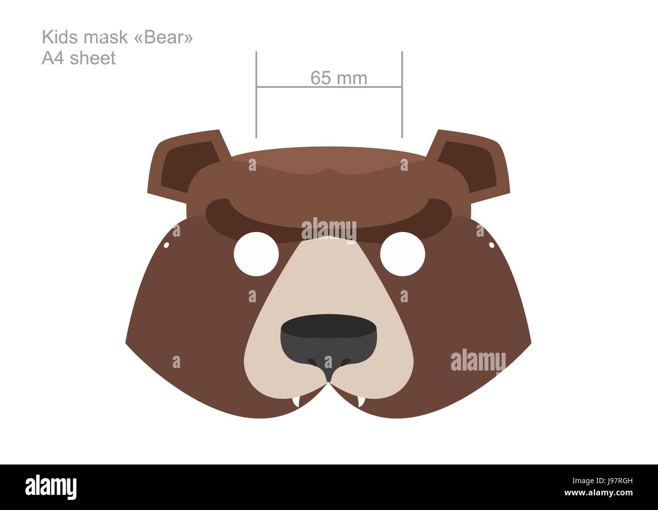 Mascara de oso Imágenes vectoriales de stock - Alamy