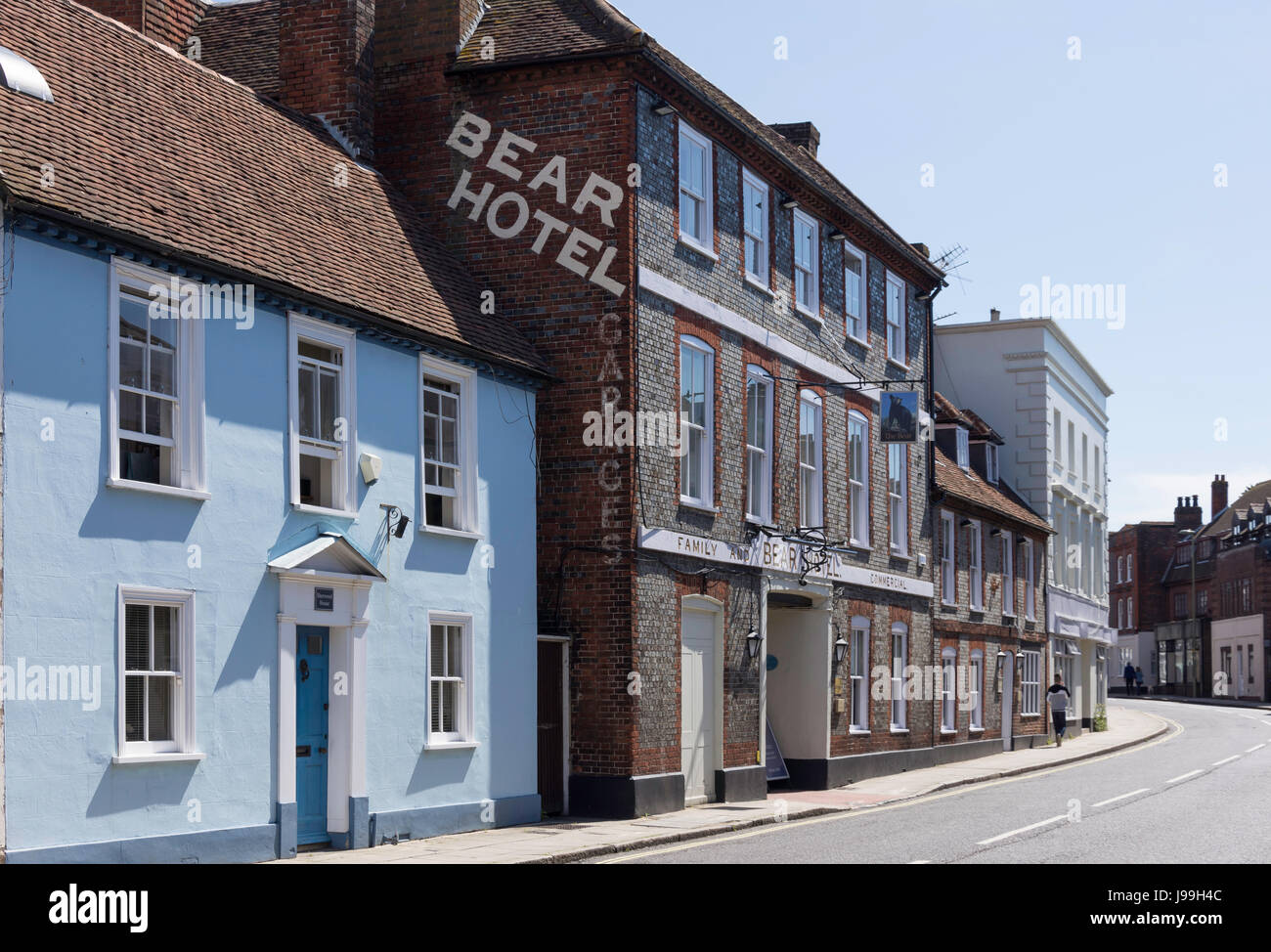 El Histórico Hotel Oso, East Street, Havant, Hampshire, Inglaterra, Reino Unido Foto de stock