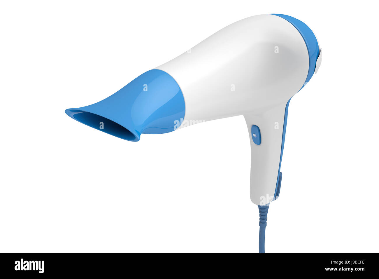 Herramienta eléctrica, Barber, secadora, secador, secador de pelo, azul,  herramientas aisladas, caliente Fotografía de stock - Alamy