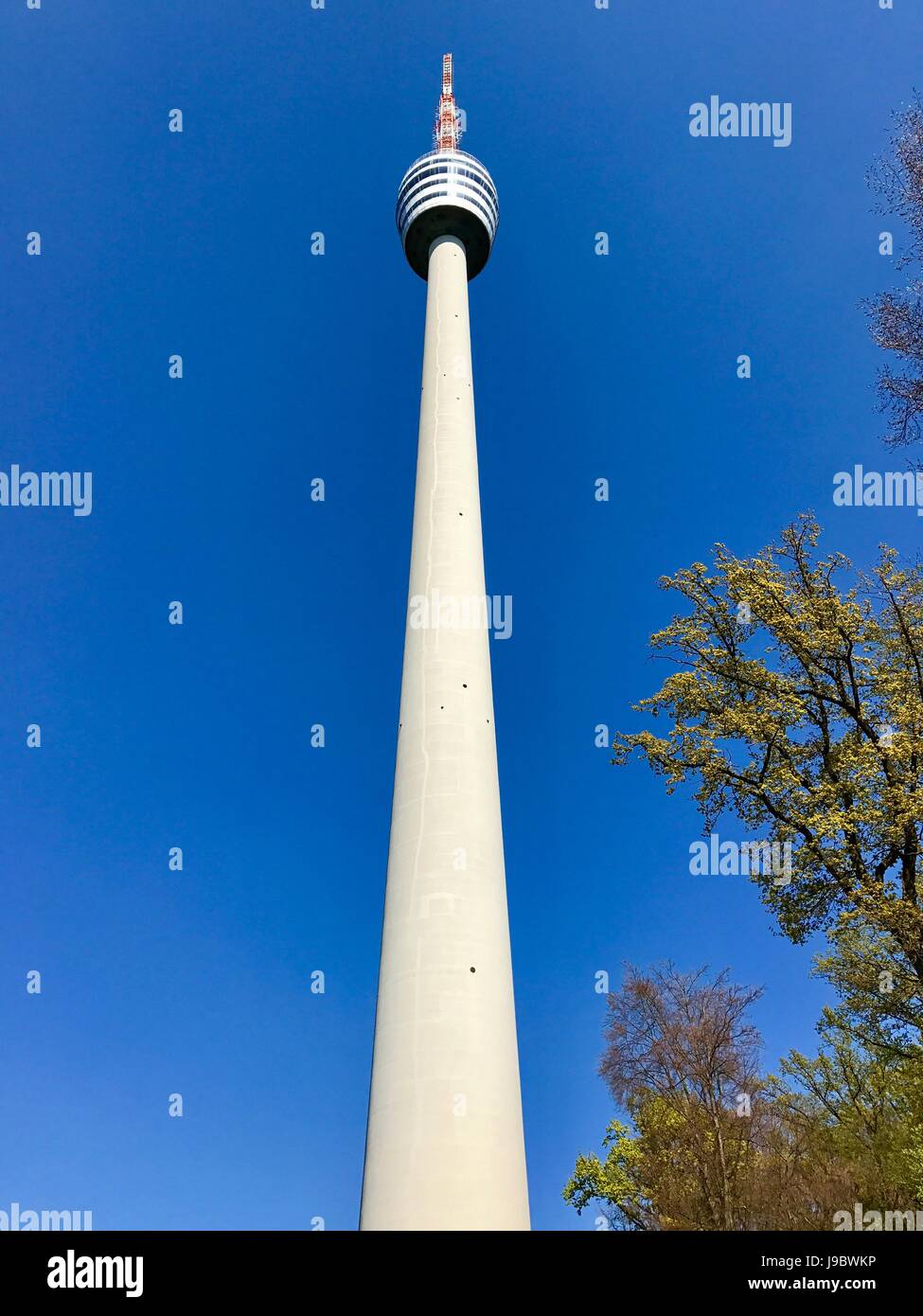 Torre de Televisión de Stuttgart Foto de stock