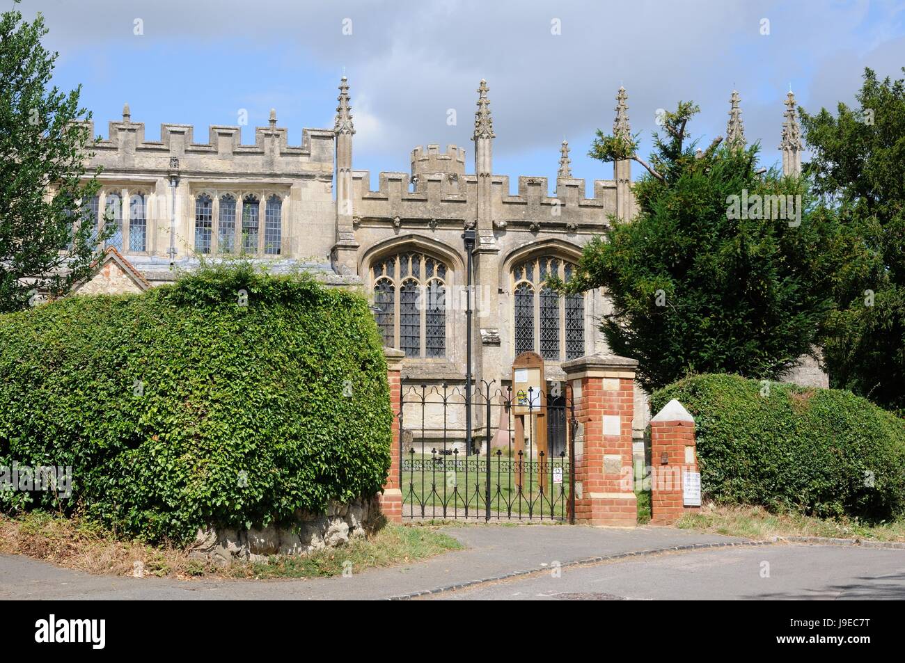 Iglesia de Santa María, al norte de Marston, Buckinghamshire. A una hora al norte de Marston fue el tercero más popular lugar de peregrinación en el país Foto de stock