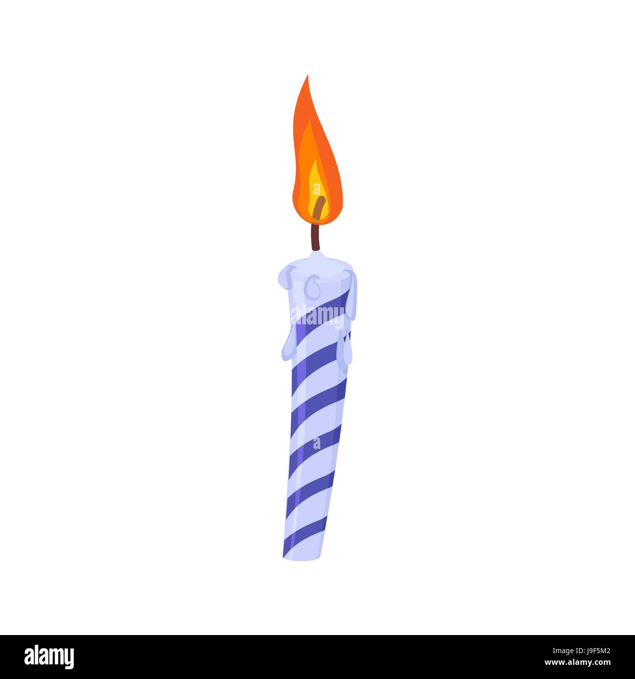 Vela de cumpleaños encendida Imágenes vectoriales de stock - Página 2 -  Alamy