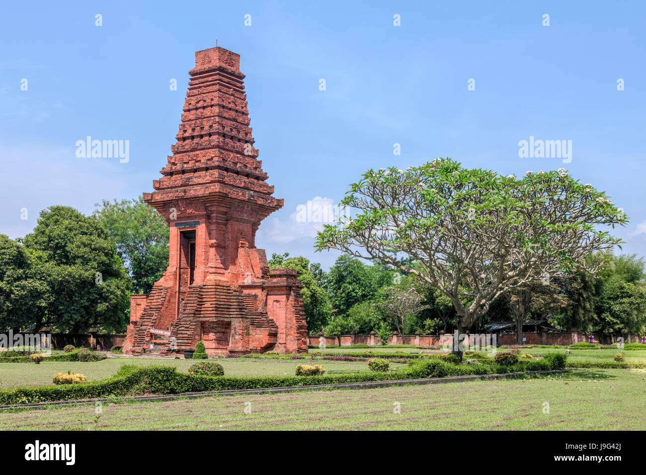Bajang Ratu templo trowulan, Majapahit, Java, Indonesia, Asia Foto de stock