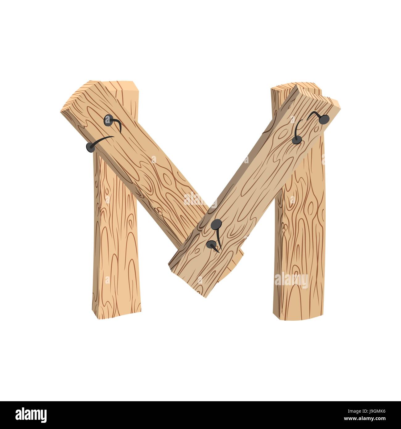 letras del alfabeto de madera de estilo rústico. Para las embarcaciones ,  rotulación