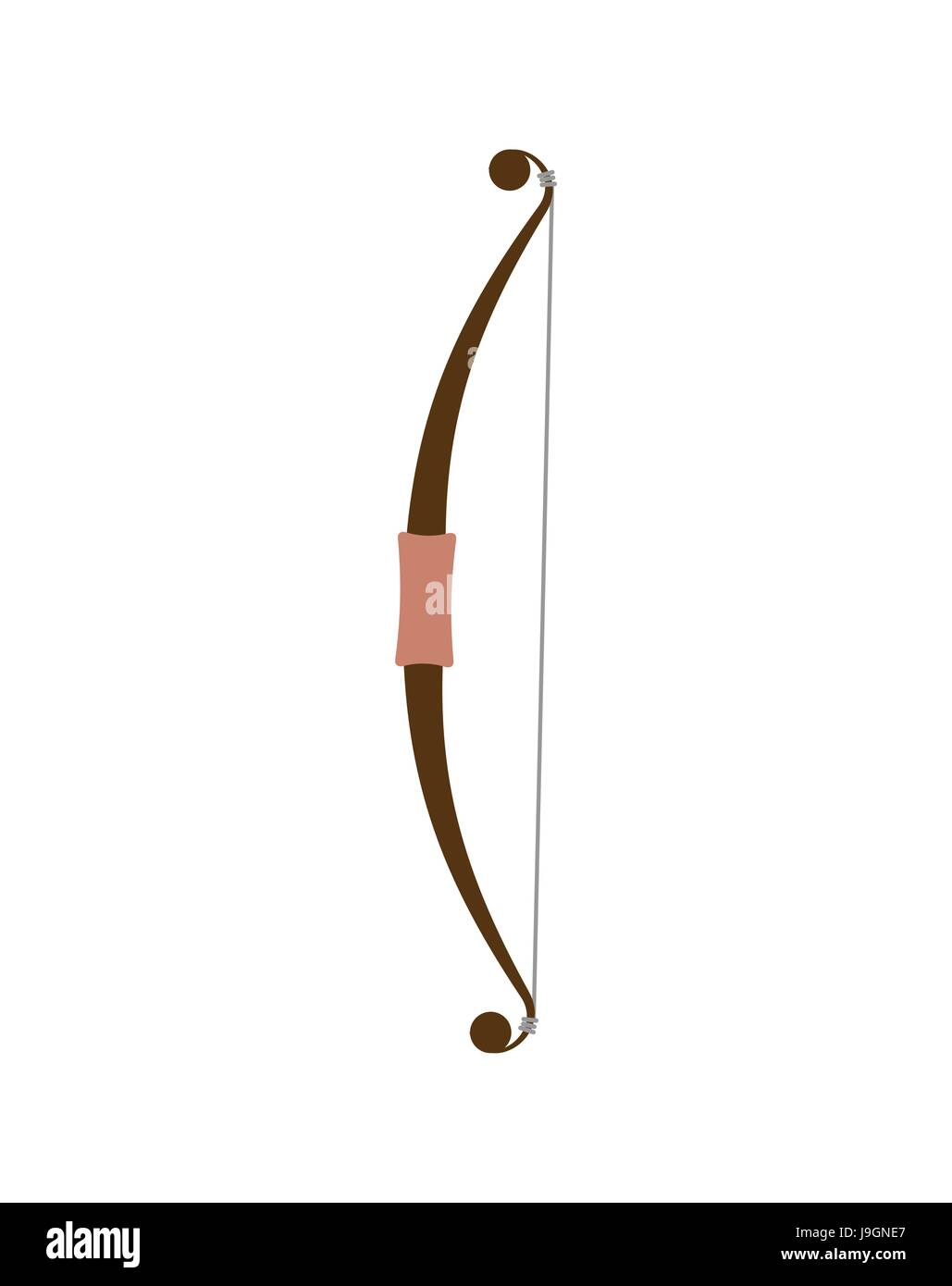 Arco de flecha. Arma de tiro con arco. Arco largo en madera para adultos y  niños Fotografía de stock - Alamy