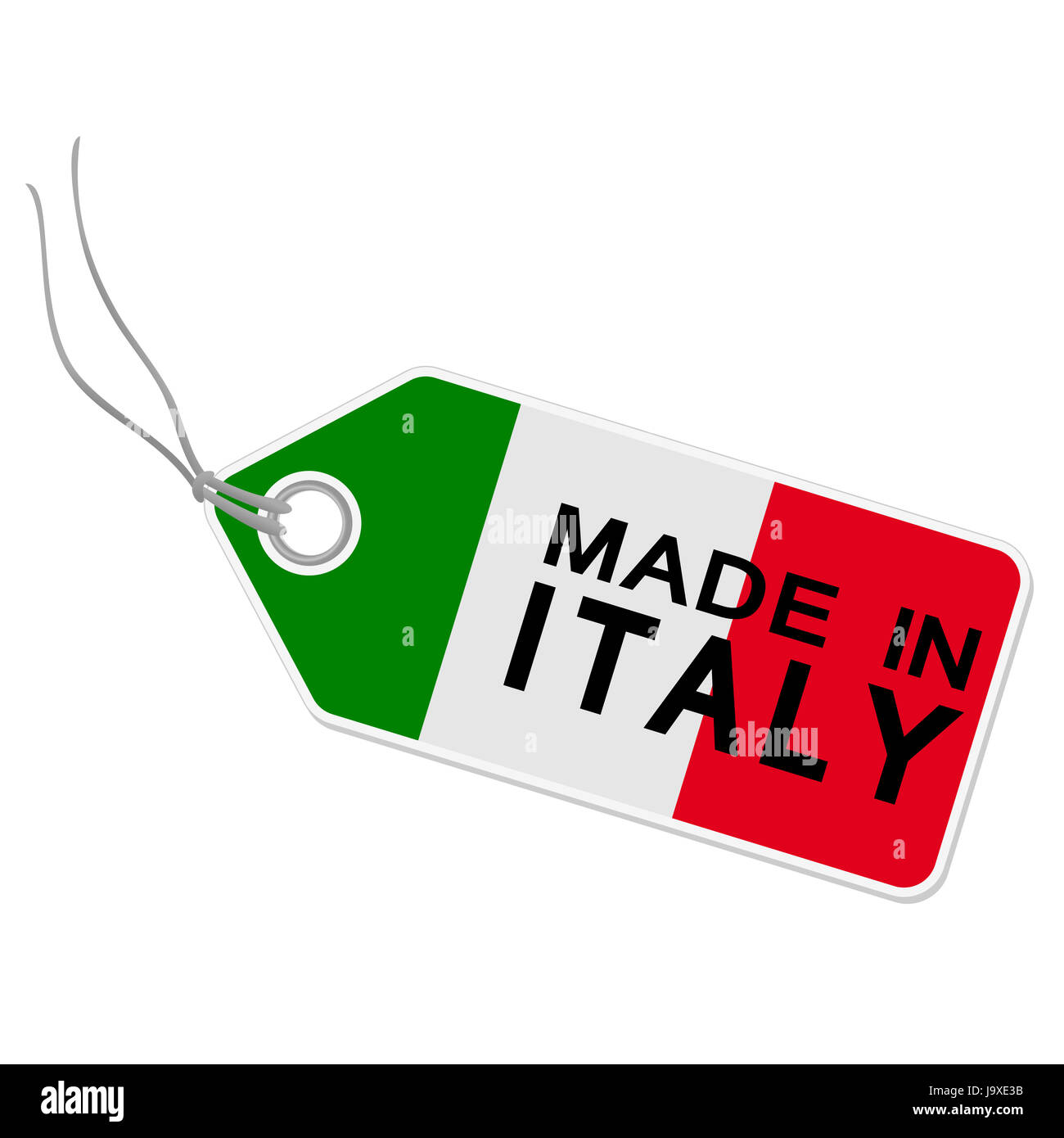 Made in Italy colgante Foto de stock