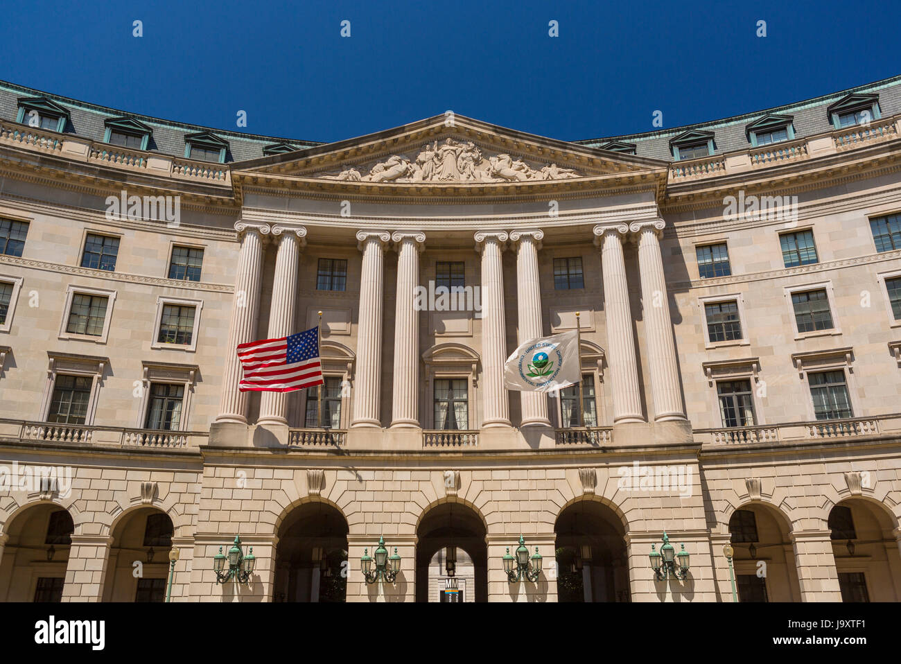 WASHINGTON, DC, Estados Unidos - Agencia de Protección Ambiental de Estados Unidos, edificio sede de la EPA. Foto de stock