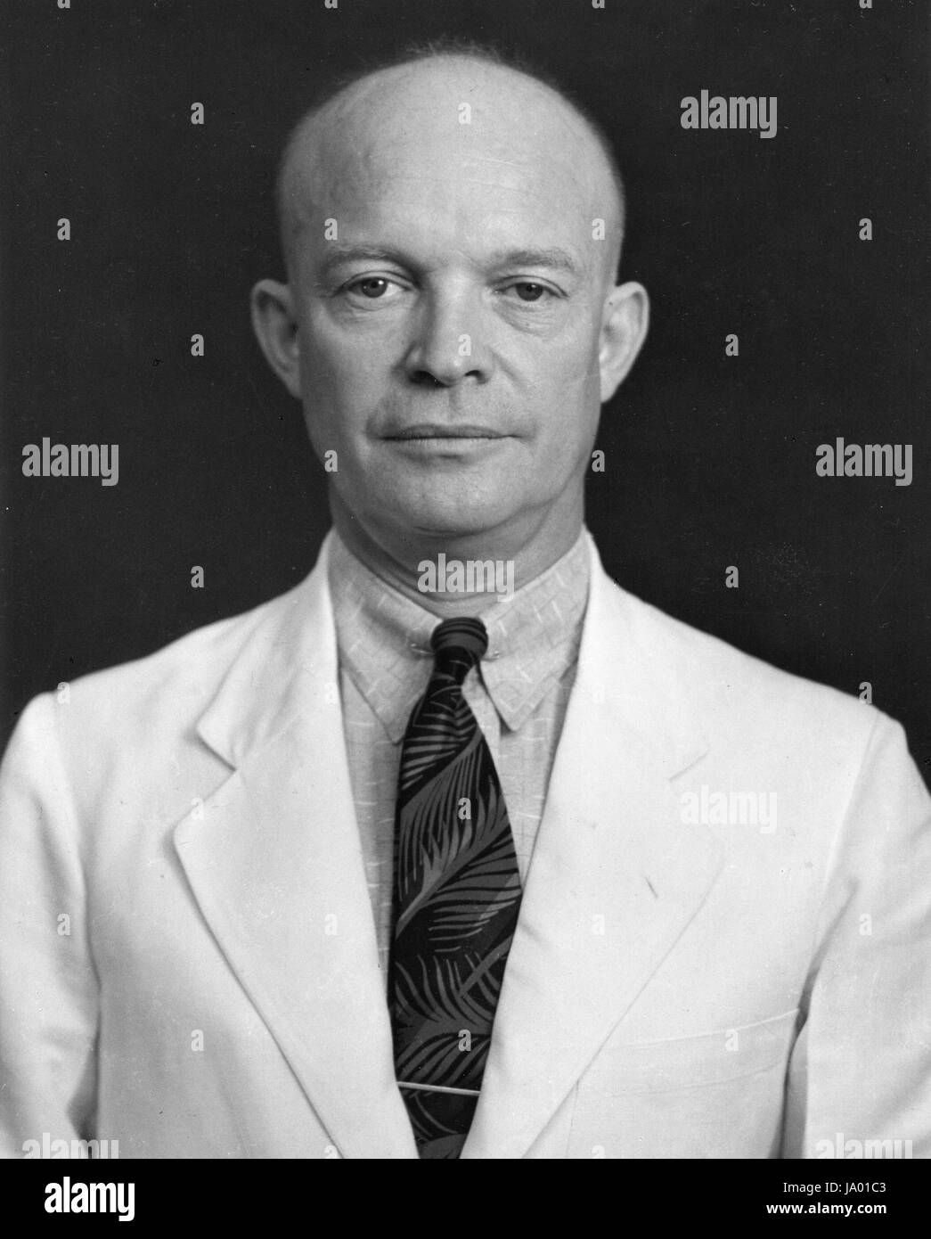Foto de Dwight David Eisenhower, tomadas durante su servicio militar, Islas Filipinas,10/20/1939. Foto de stock