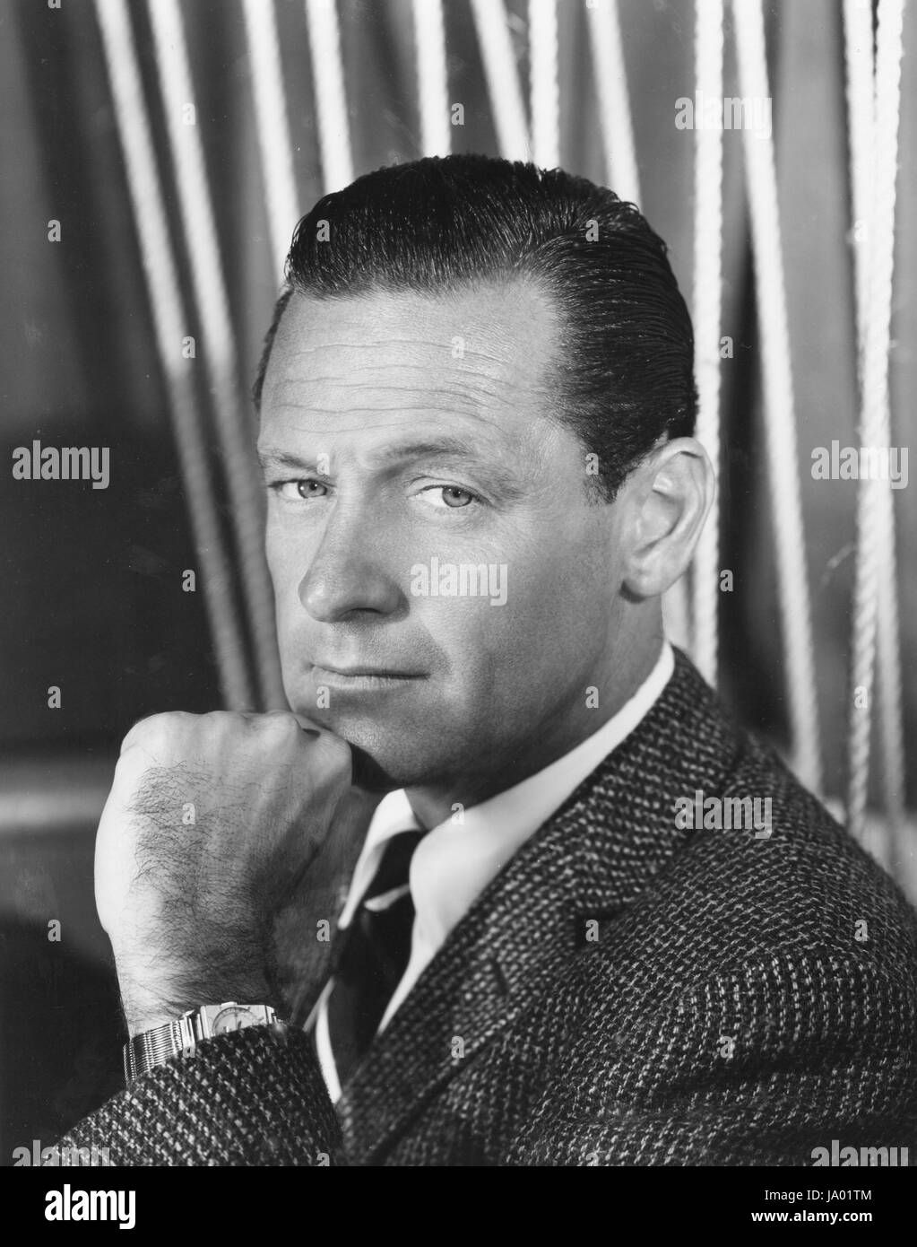 El actor William Holden, Hollywood, CA, 1961 Foto de stock