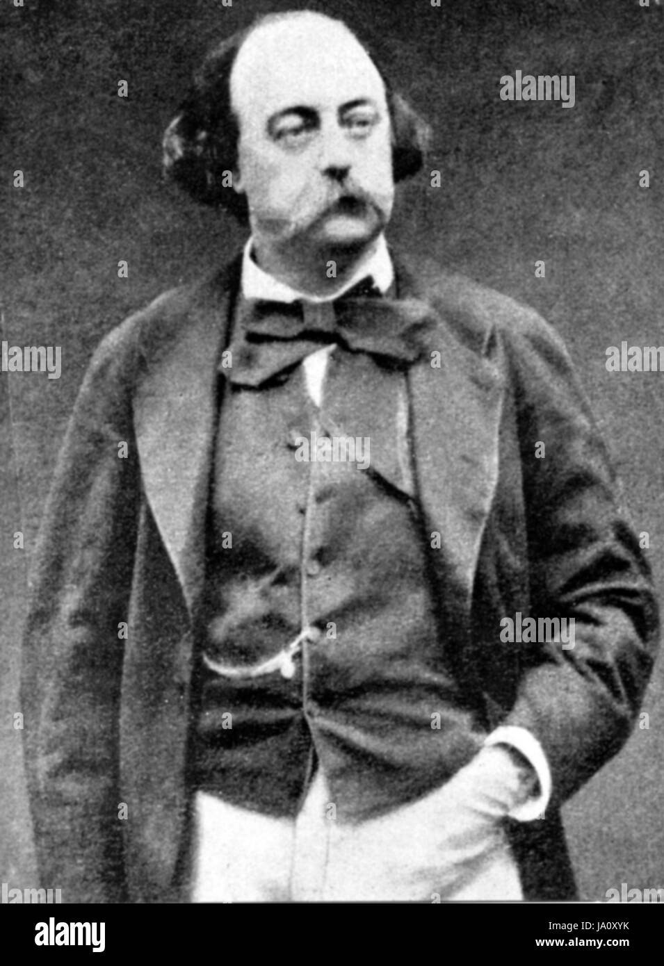 GUSTAVE Flaubert (1821-1880), novelista francés, autor de Madame Bovary en 1857 Foto de stock