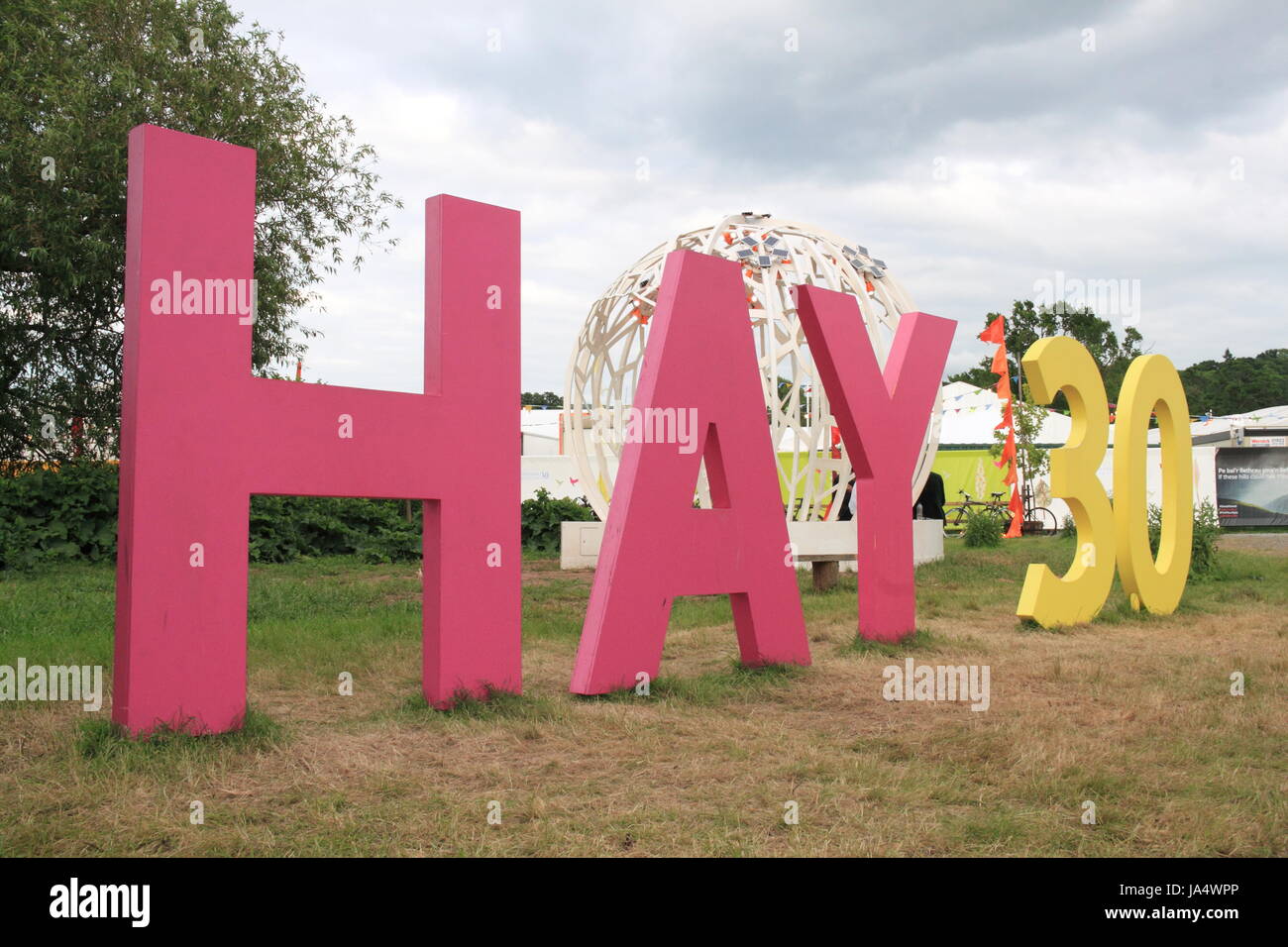 30 Aniversario de heno, Hay Festival 2017, heno-on-Wye, Brecknockshire, Powys, Gales, Gran Bretaña, Reino Unido, UK, Europa Foto de stock