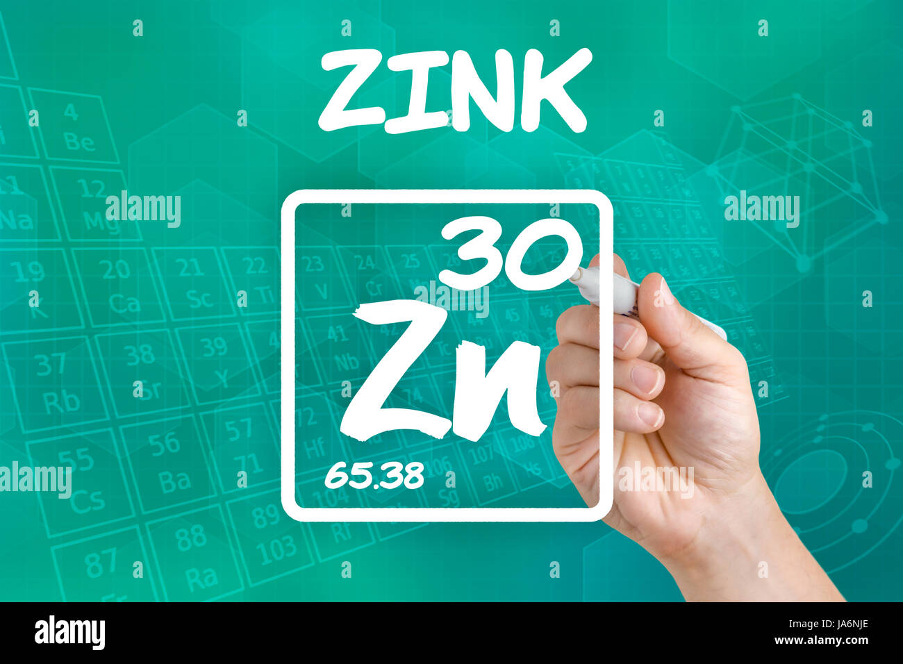 Zn zinc elemento químico fotografías e imágenes de alta resolución Alamy