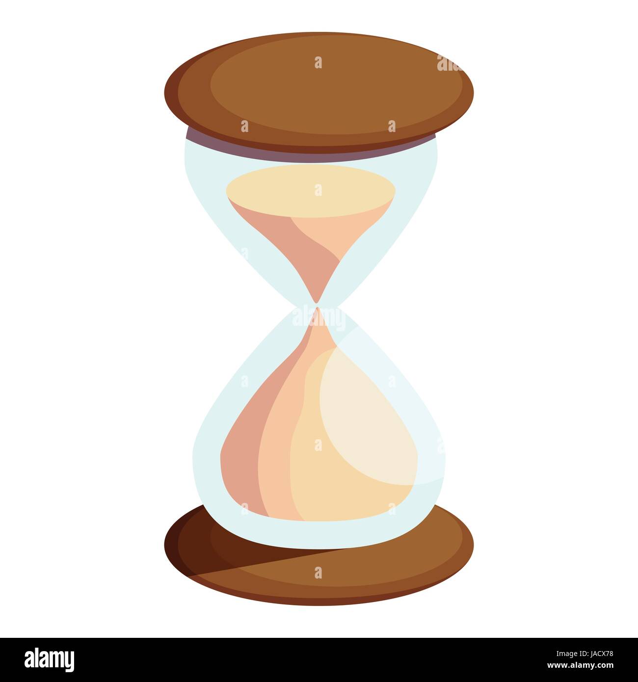 Icono de reloj de arena. Ilustración vectorial de dibujos animados de icono de  reloj de arena para web Imagen Vector de stock - Alamy