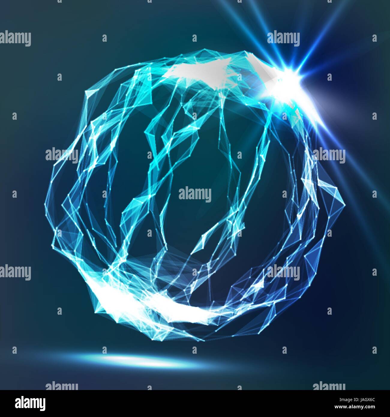 Tecnologia Futurista Estilo Punto Debrises Voladores Elegante Fondo Para Presentacion De Negocio Imagen Vector De Stock Alamy