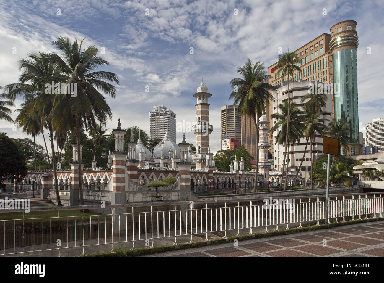 Malasia, Kuala Lumpur, la mezquita Masjid Jamek, Foto de stock
