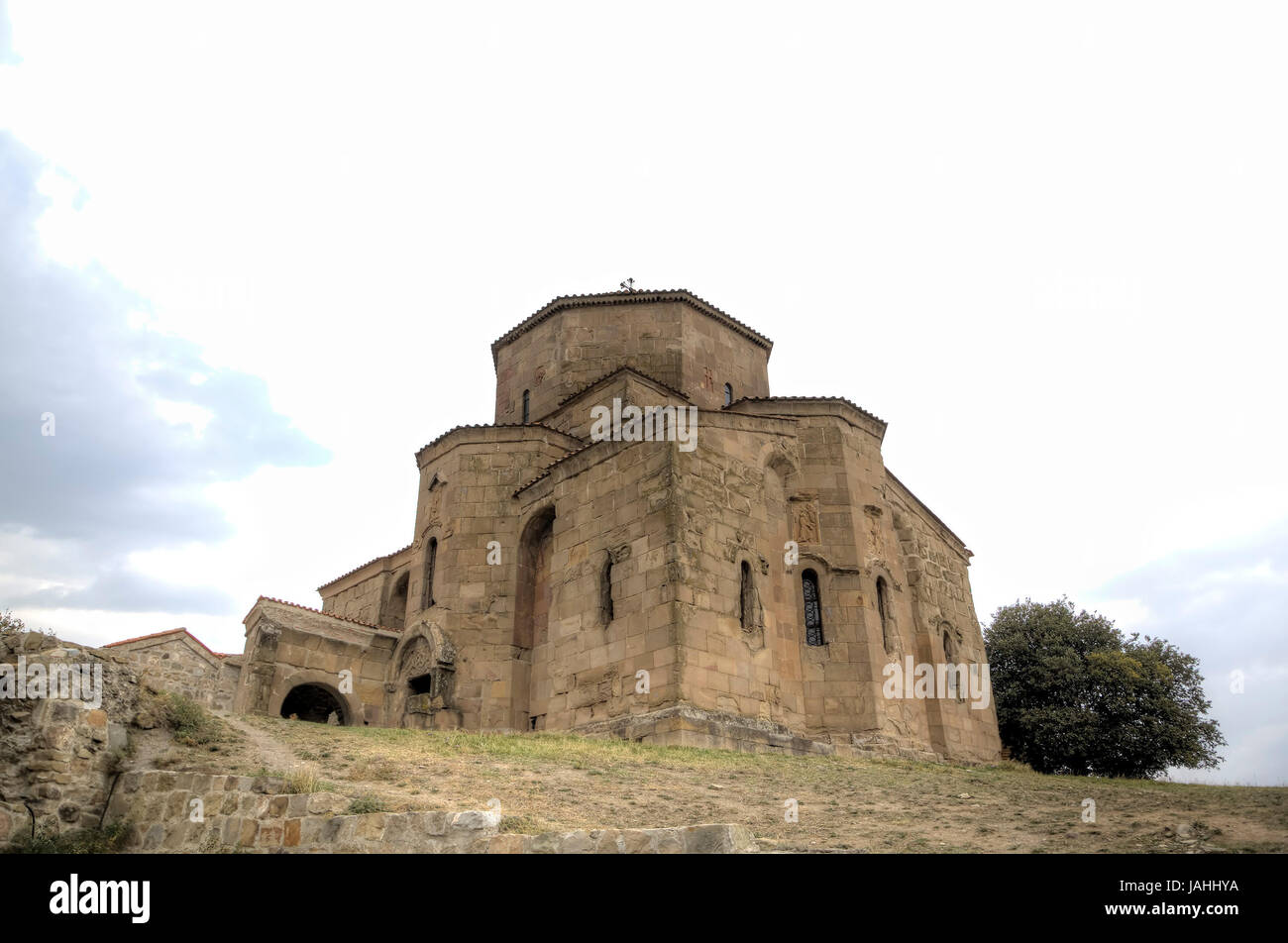 Monasterio Jvari. Georgia Foto de stock