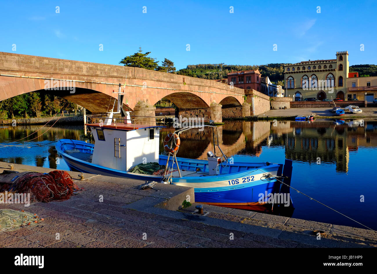 Bosa, Cerdeña, Italia Foto de stock