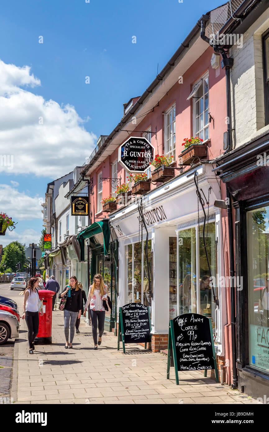 COLCHESTER, BRITAINS más antiguo grabado antiguo, Crouch Street