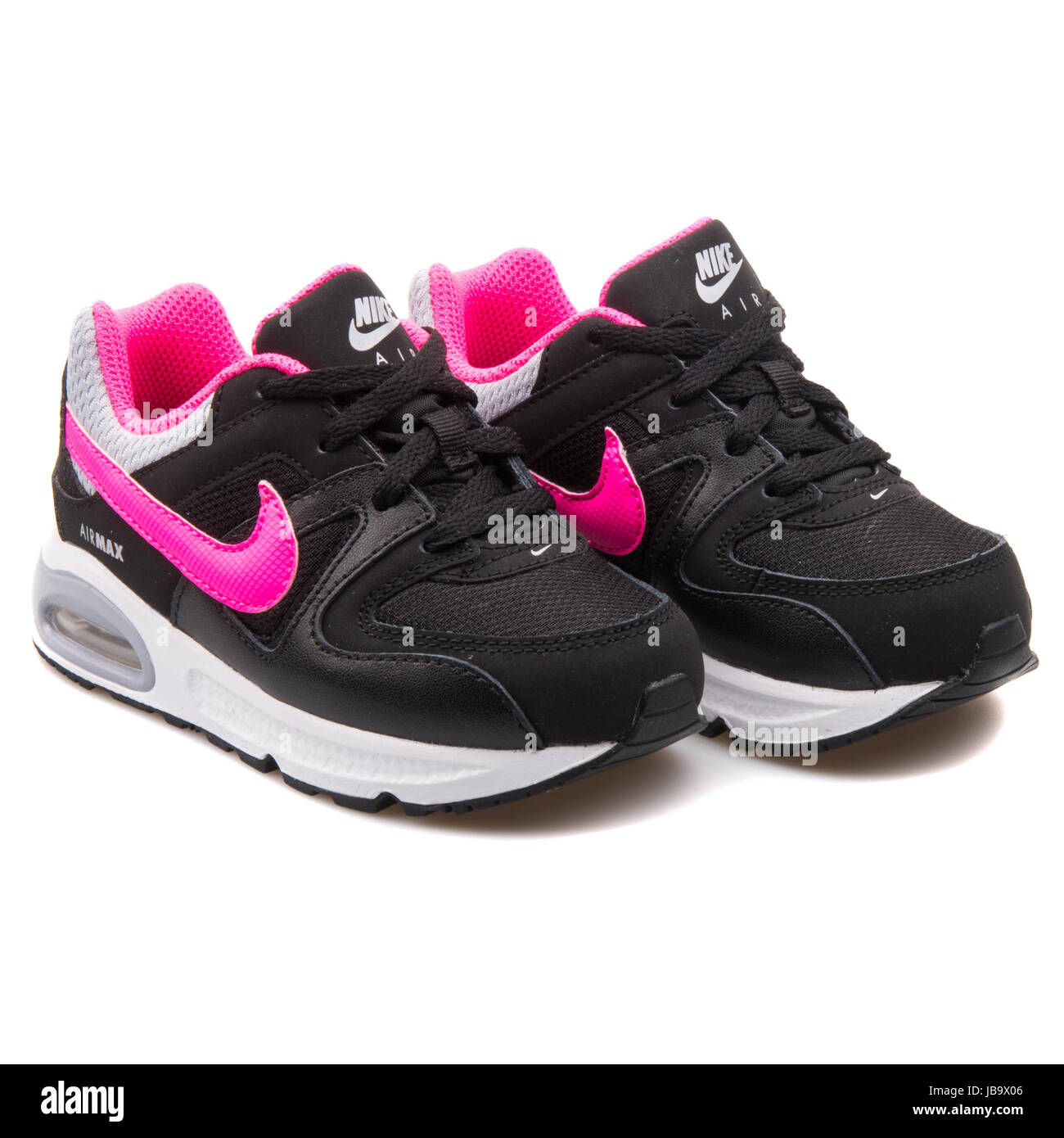 Nike Air (TD) Negro y Rosa Kids zapatillas deportivas - 412232-065 Fotografía de stock - Alamy