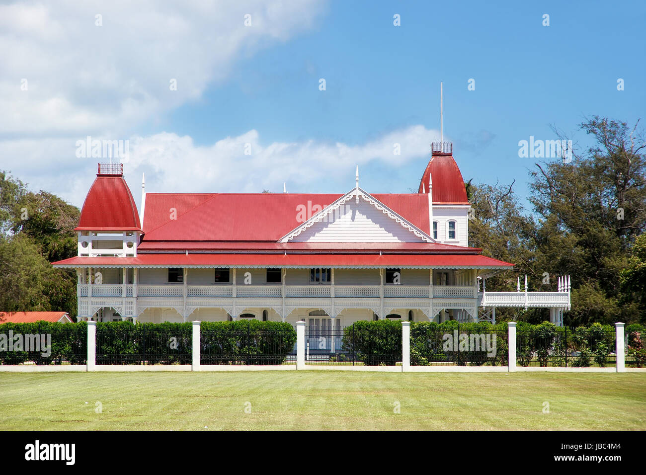 Palacio real en Nuku'alofa en la isla de Tongatapu, Tonga. Palacio Real