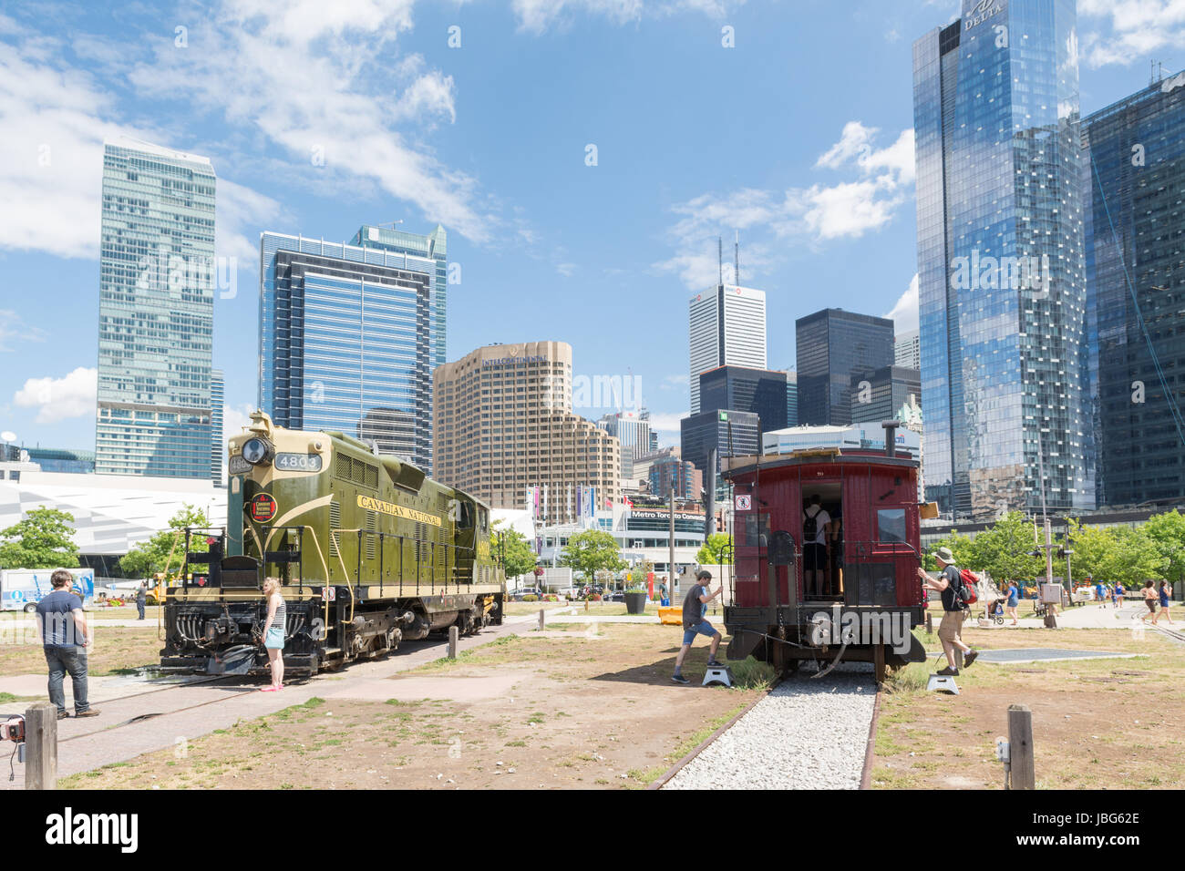 Museo del Ferrocarril de Toronto Foto de stock