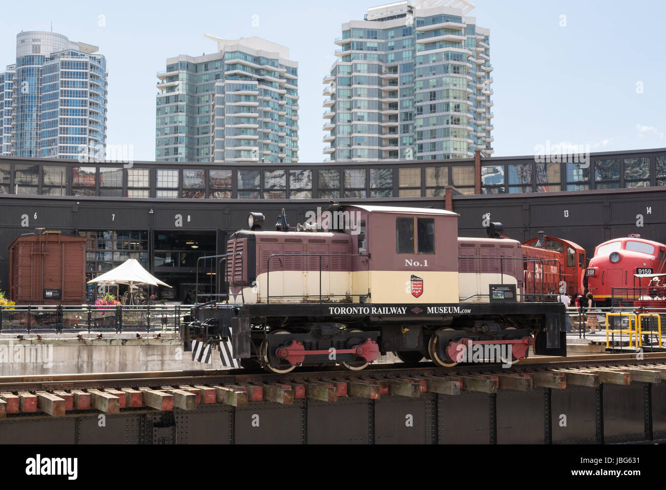 Museo del Ferrocarril de Toronto Foto de stock