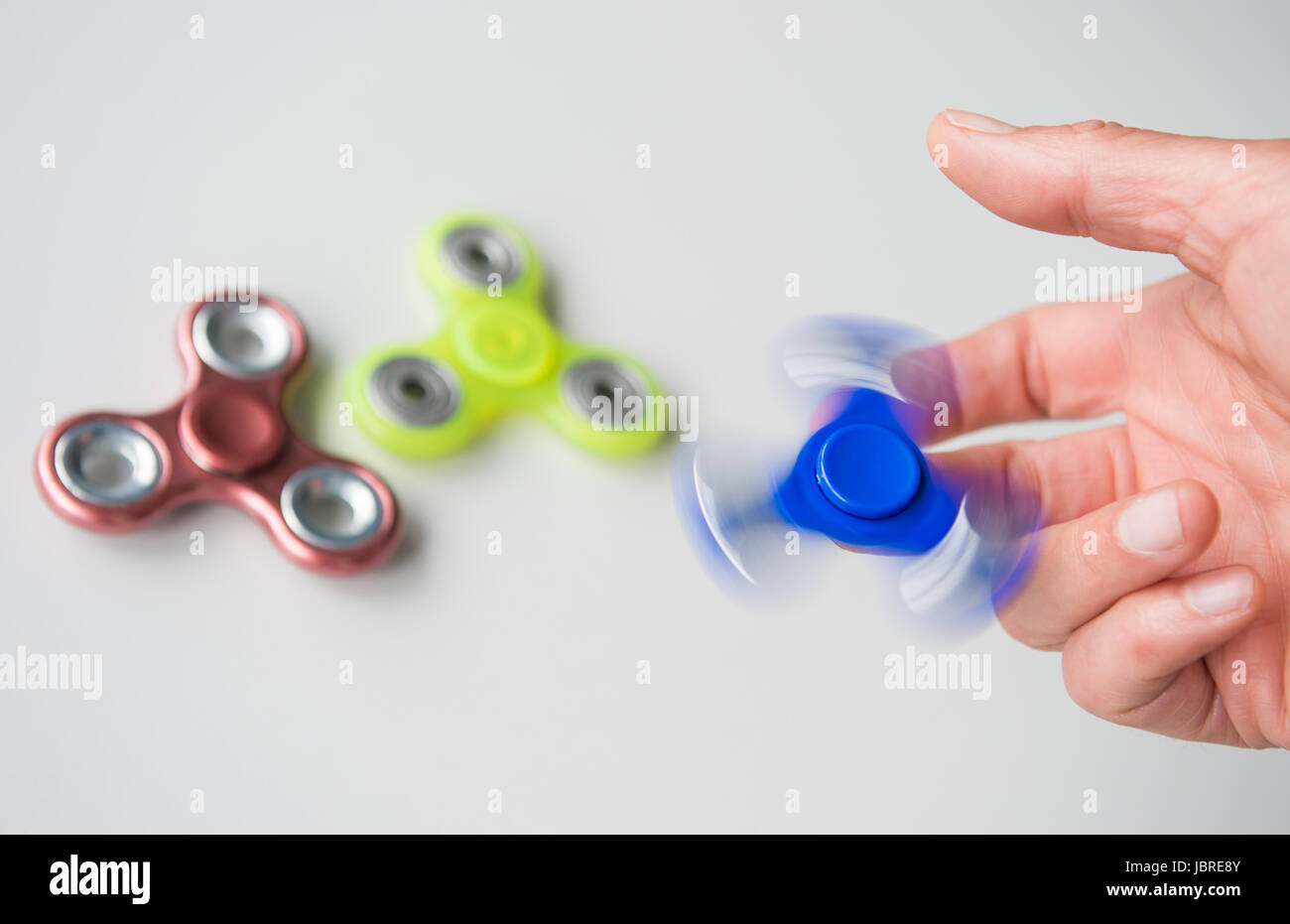 Fidget Spinner Original Cromado Con 9 Luz Leds Hand Spinner