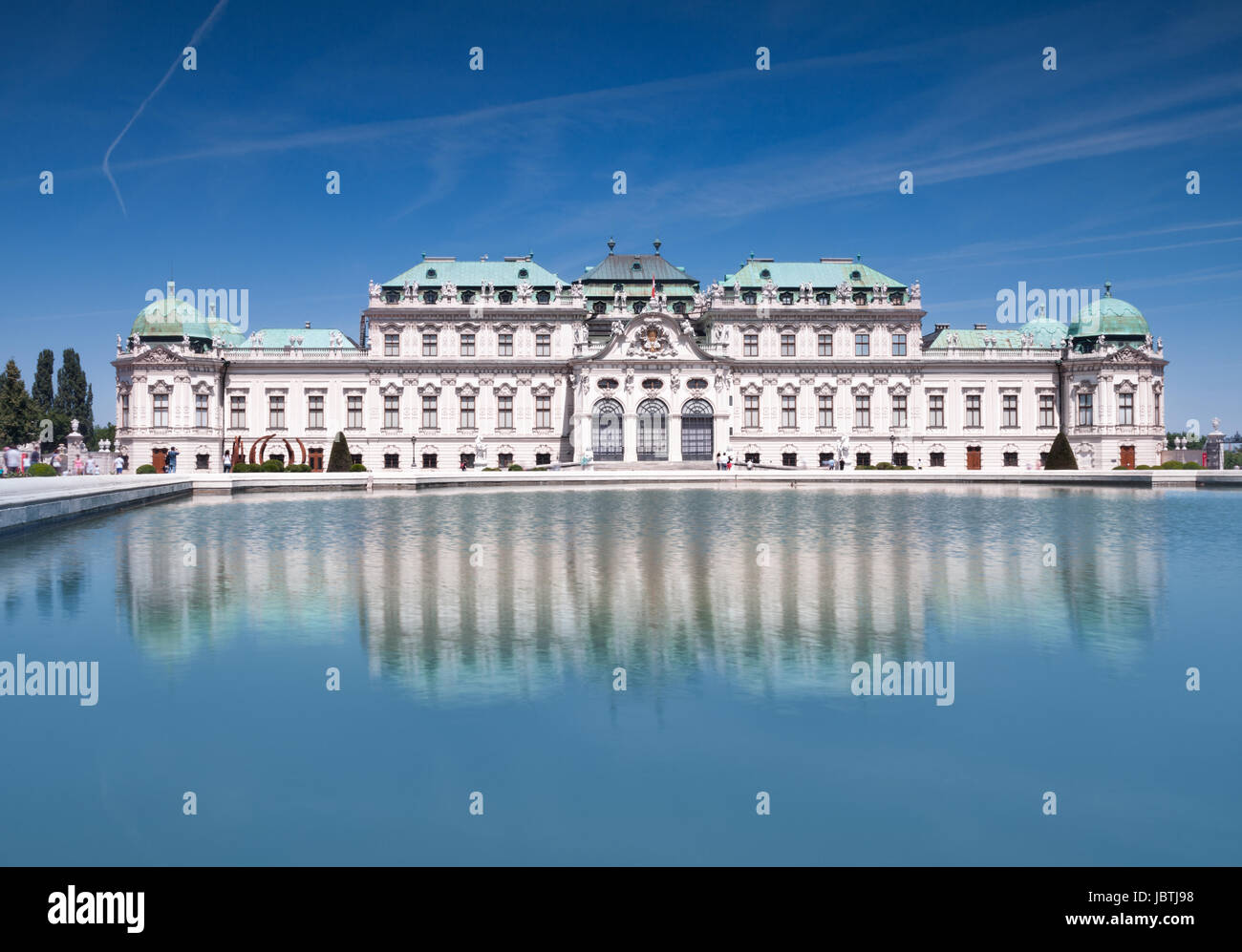 El castillo de Belvedere en Viena, Austria. Foto de stock